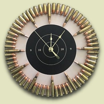 Bullet Clock  -  army bedroom ideas, Army Bedroom Accessories army bedroom furniture army 