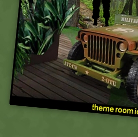 army jungle man cave  Army bedroom ideas  