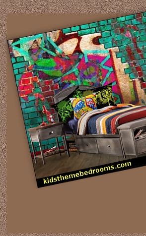 urban skater graffiti bedroom ideas decorating boys bedrooms
