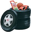 Little Tikes Classic Racing Tire Toy ChestImaginations will be in full throttle as kids also learn that speedy cleanup is easy and fun with this racing-themed toy chest. The toy chest lid can also be used as a hilly raceway for die-cast cars (not included). Perfect for any playroom or bedroom