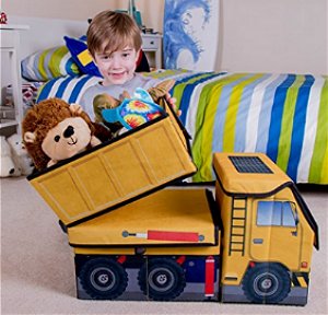 Construction Dump Truck Collapsible Toy Organizer