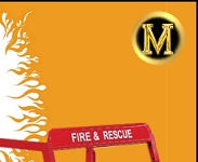 Fire Engine Twin bed kids furniture Firefighter wall decal Firefighter mural  Fireman Theme Bedroom Ideas 