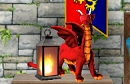 Dragon Plush, Red  Dragon Decor  