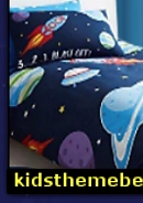 Inflatable Solar System outer space bedding space themed bedrooms kids galaxy bedrooms