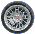 Tire Clock-novelty wall decorations-transportation theme