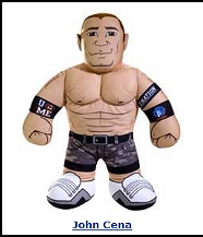 Now WWE fans can brawl with their favorite Superstar! This large, soft-body figure is tough enough to take tons of roughhousing and features over 10 signature sounds and phrases!