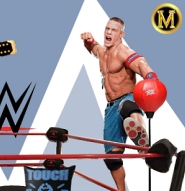 John Cena WWE Wall Decal  WWE LOGO WALL DECAL  Wrestling Ring Themed Bed   wrestling throw pillows wrestling bedding  Punching Ball Stand   WWE Superstars   ring wwe bedroom  