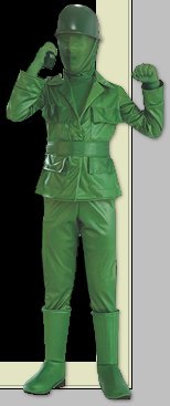 army toy soldier costume - army bedroom decorating - army decor accessories