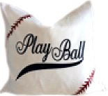 play ball throw pillow   baseball bedroom  boys decorating ideas and theme decor accessories - Murals - Wallpaper  other theme rooms all sports bedrooms boys golf theme rooms football theme rooms boys bedrooms