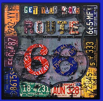 Route 66 Canvas Wall Art