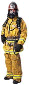 life size firefighter -  Life sized standees  - personalized decoration 