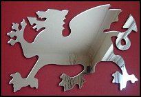 Welsh Dragon Mirrors Welsh Dragon clocks-knights dragons bedroom wall decorations