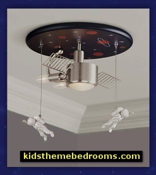 Space Station Ceiling Light Fixture spaced themed bedroom lighting space themed bedroom decor  space themed bedroom lighting