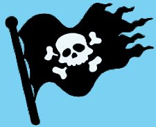 pirate flag wall decals Pirate Flag Jolly Roger wall decal sticker Pirate Flag Decal Skull and Crossbones Flag Wall Sticker