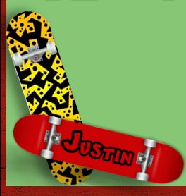 SKATEBOARDER Skate Wall Art Stickers Skateboard Decals Skateboard Wall Stickers
