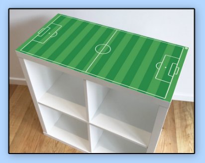 Football Pitch STICKER Furniture sticker Table Vinyl Sticker sports bedroom furniture