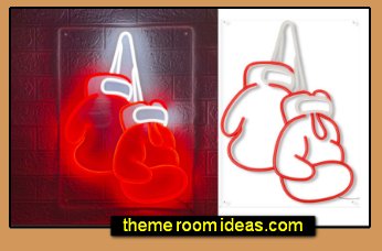 Boxing Glove LED Neon Sign Lights Boxing Art Wall Decorative Boxing Lights